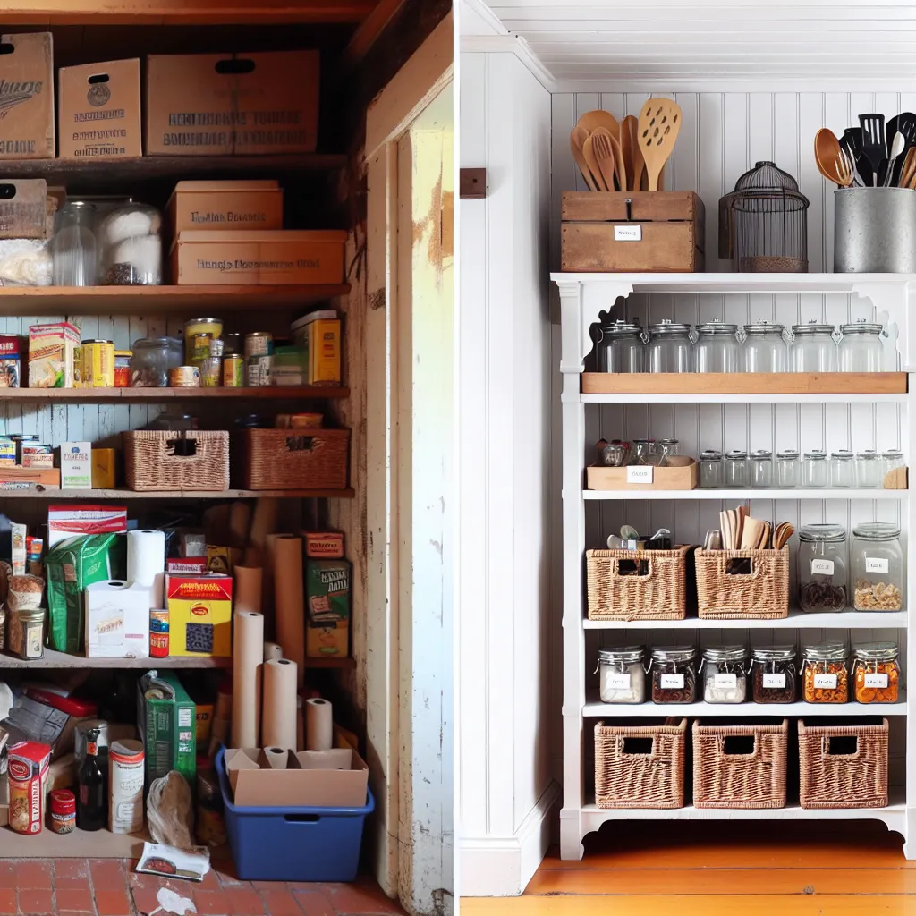 Organized Preserves Display