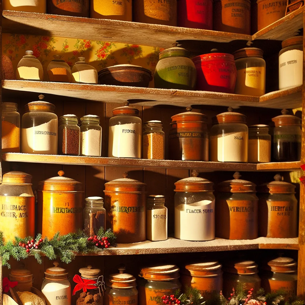 Winter Pantry Display